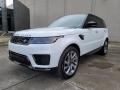 Front 3/4 View of 2022 Land Rover Range Rover Sport HSE Silver Edition #1