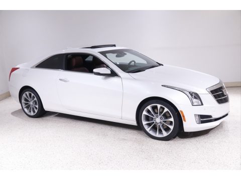 Crystal White Tricoat Cadillac ATS 3.6 Performance AWD Coupe.  Click to enlarge.