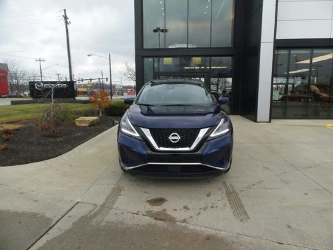 Deep Blue Pearl Nissan Murano S AWD.  Click to enlarge.