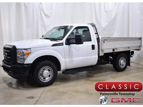 Oxford White Ford F250 Super Duty XL Regular Cab Utility.  Click to enlarge.