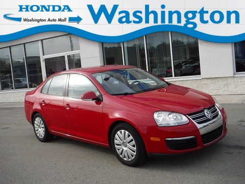 Salsa Red Volkswagen Jetta S Sedan.  Click to enlarge.