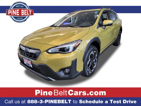 Plasma Yellow Pearl Subaru Crosstrek Limited.  Click to enlarge.