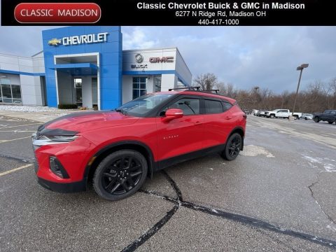 Red Hot Chevrolet Blazer 3.6L Cloth AWD.  Click to enlarge.