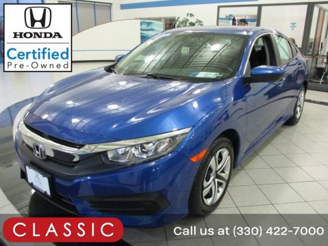 Aegean Blue Metallic Honda Civic LX Sedan.  Click to enlarge. Aegean Blue Metallic Honda Civic LX Sedan.  Click to enlarge.