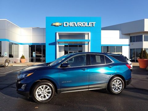 Pacific Blue Metallic Chevrolet Equinox LT AWD.  Click to enlarge.