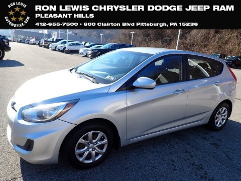 Ironman Silver Hyundai Accent GS 5 Door.  Click to enlarge.