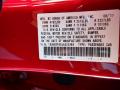 Acura Color Code R94X San Marino Red #15