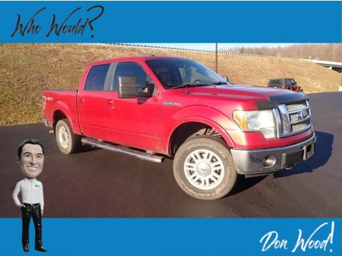 Red Candy Metallic Ford F150 Lariat SuperCrew 4x4.  Click to enlarge.
