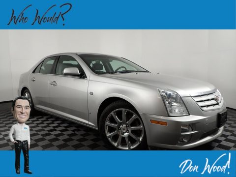 Light Platinum Cadillac STS 4 V8 AWD.  Click to enlarge.