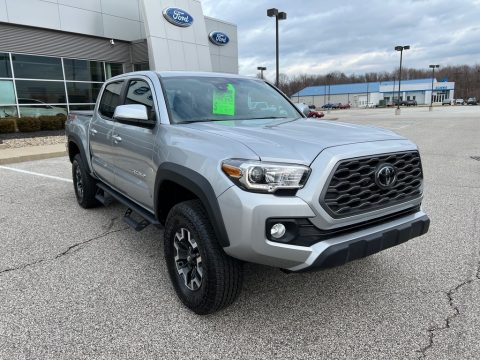 Celestial Silver Metallic Toyota Tacoma TRD Off Road Double Cab 4x4.  Click to enlarge.