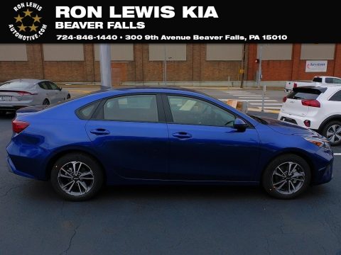 Deep Sea Blue Kia Forte LXS.  Click to enlarge.