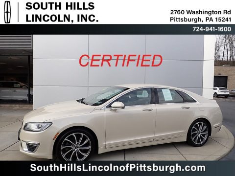 Ivory Pearl Lincoln MKZ Premier AWD.  Click to enlarge.