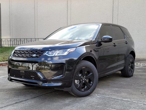 Santorini Black Metallic Land Rover Discovery Sport S R-Dynamic.  Click to enlarge.