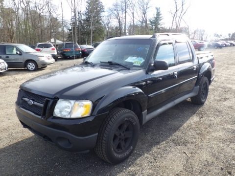 Black Clearcoat Ford Explorer Sport Trac XLT 4x4.  Click to enlarge.