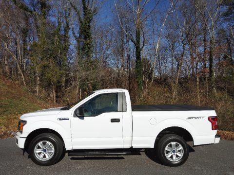 Oxford White Ford F150 XLT Regular Cab.  Click to enlarge.