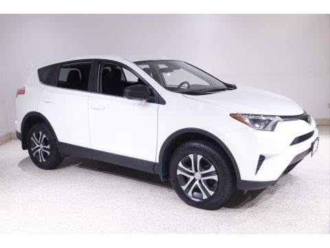 Super White Toyota RAV4 LE.  Click to enlarge.