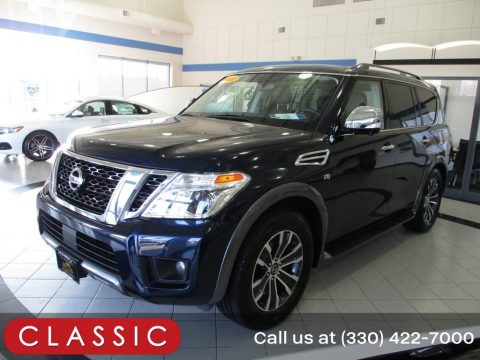 Hermosa Blue Pearl Nissan Armada SL 4x4.  Click to enlarge.