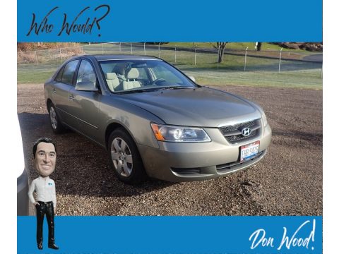 Natural Khaki Green Hyundai Sonata GLS.  Click to enlarge.