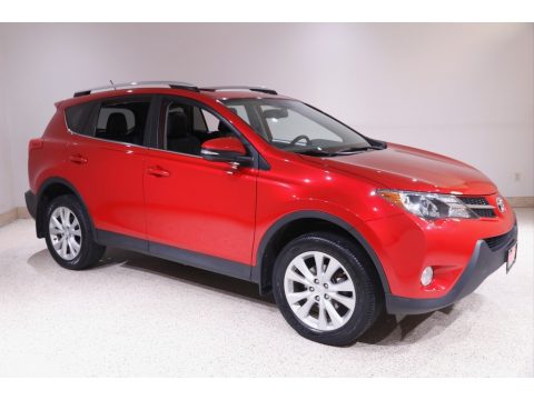 Barcelona Red Metallic Toyota RAV4 Limited AWD.  Click to enlarge.