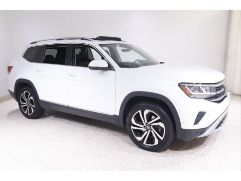 Pure White Volkswagen Atlas SEL Premium 4Motion.  Click to enlarge.