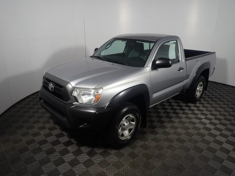 Silver Sky Metallic Toyota Tacoma Regular Cab 4x4.  Click to enlarge.