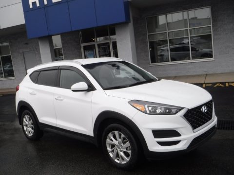 Winter White Hyundai Tucson Value AWD.  Click to enlarge.