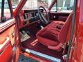  1986 Ford F150 Red Interior #19