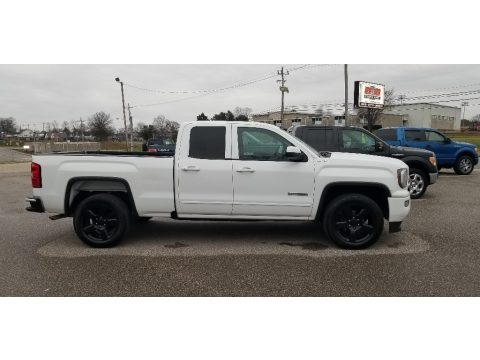 Summit White GMC Sierra 1500 Elevation Double Cab 4WD.  Click to enlarge.