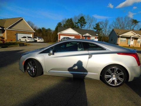 Radiant Silver Metallic Cadillac ELR Coupe.  Click to enlarge.