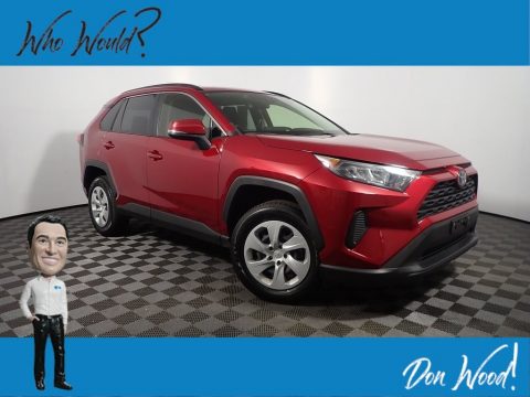 Ruby Flare Pearl Toyota RAV4 LE AWD.  Click to enlarge.