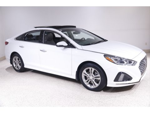Quartz White Pearl Hyundai Sonata Limited.  Click to enlarge.