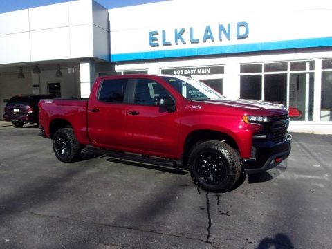 Cherry Red Tintcoat Chevrolet Silverado 1500 Limited LT Trail Boss Crew Cab 4x4.  Click to enlarge.