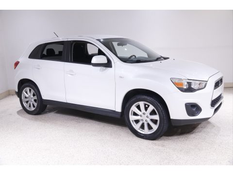 White Pearl Mitsubishi Outlander Sport ES AWD.  Click to enlarge.