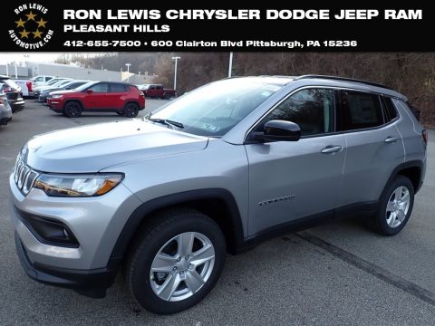 Billet Silver Metallic Jeep Compass Latitude 4x4.  Click to enlarge.