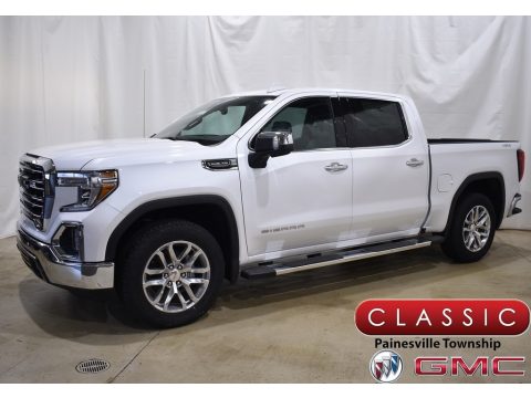 White Frost Tricoat GMC Sierra 1500 Limited SLT Crew Cab 4WD.  Click to enlarge.