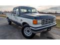 Front 3/4 View of 1988 Ford F250 XLT Lariat SuperCab #1