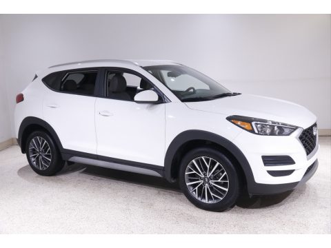 Winter White Hyundai Tucson SEL.  Click to enlarge.