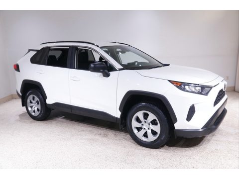Super White Toyota RAV4 LE.  Click to enlarge.