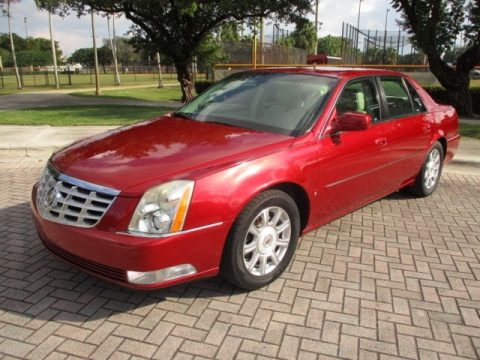 Crystal Red Cadillac DTS Luxury.  Click to enlarge.