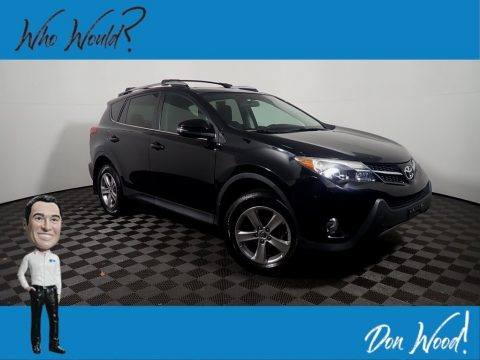 Black Toyota RAV4 XLE.  Click to enlarge.