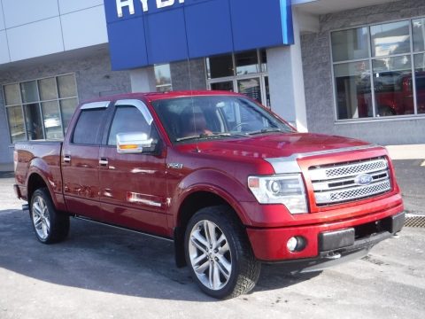 Ruby Red Metallic Ford F150 Limited SuperCrew 4x4.  Click to enlarge.