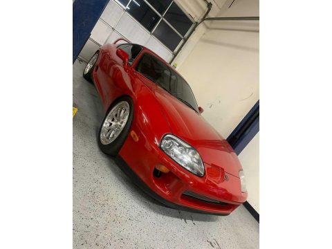 Renaissance Red Toyota Supra Turbo Coupe.  Click to enlarge.