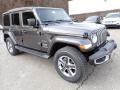 Front 3/4 View of 2022 Jeep Wrangler Unlimited Sahara 4x4 #8