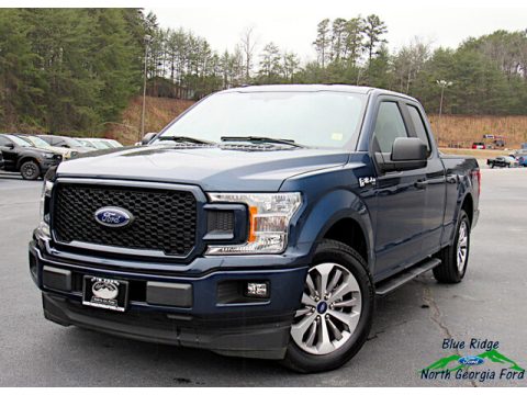Blue Jeans Ford F150 XL SuperCab.  Click to enlarge.