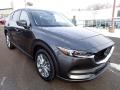 Front 3/4 View of 2021 Mazda CX-5 Grand Touring AWD #9
