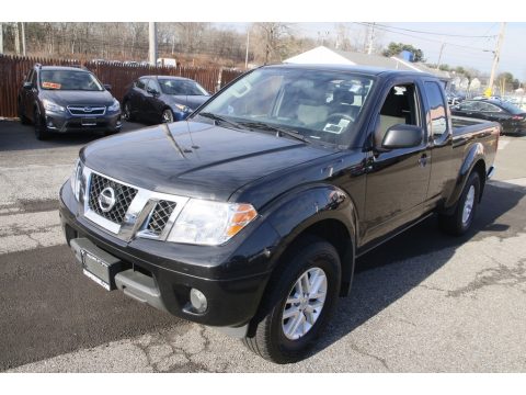 Midnight Black Nissan Frontier SV King Cab 4x4.  Click to enlarge.