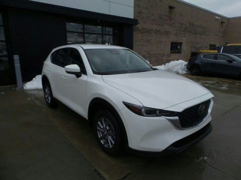 Snowflake White Pearl Mica Mazda CX-5 S Select AWD.  Click to enlarge.