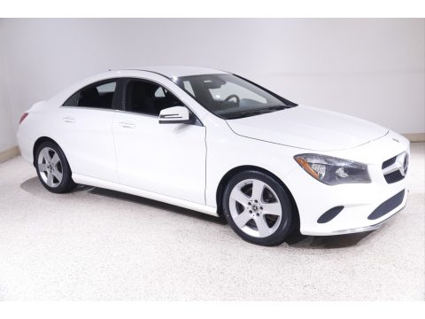 Polar White Mercedes-Benz CLA 250 4Matic Coupe.  Click to enlarge.
