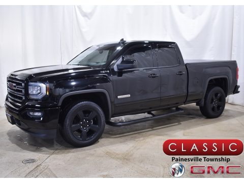 Onyx Black GMC Sierra 1500 Limited Elevation Double Cab 4WD.  Click to enlarge.