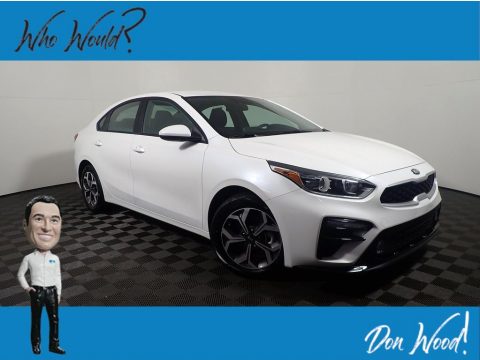 Clear White Kia Forte LXS.  Click to enlarge.